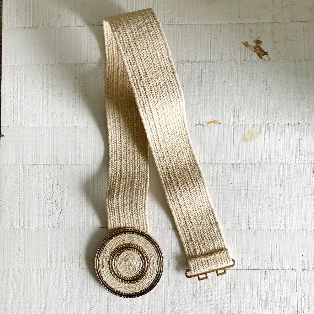 Boho Corset waist Boho Woven dress belt wide stretch elastic summer casual belt - Picture 11 of 14